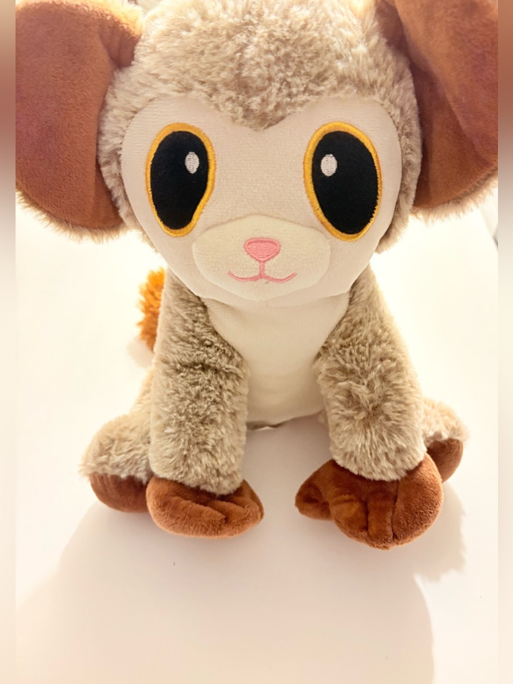 Fiesta Plush Puppy Toy in Beige, Brown and Cream